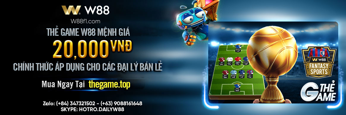 Read more about the article W88 – RA MẮT THẺ NẠP MỆNH GIÁ 20K CHO TẤT CẢ ĐẠI LÝ BÁN LẺ!