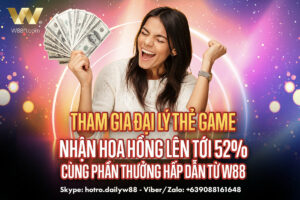 Read more about the article TỔNG HỢP CÁCH KIẾM TIỀN ONLINE TỪ ĐẠI LÝ W88!