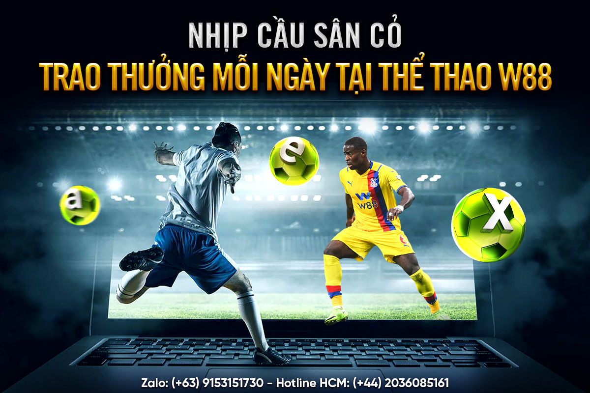 Read more about the article NHỊP CẦU SÂN CỎ – TRAO THƯỞNG MỖI NGÀY TẠI THỂ THAO W88