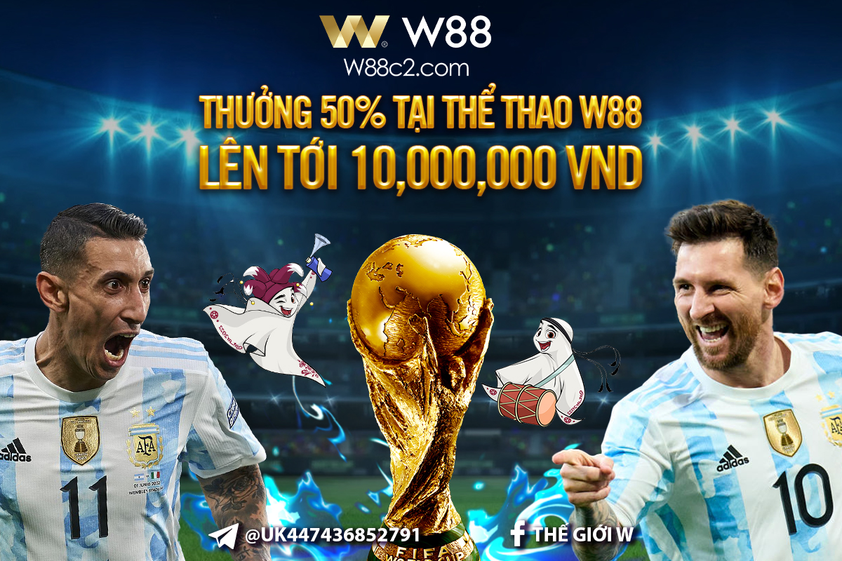 Read more about the article NGÀY HỘI BÓNG ĐÁ – THƯỞNG 50% LÊN TỚI 10,000,000 VND TẠI THỂ THAO W88