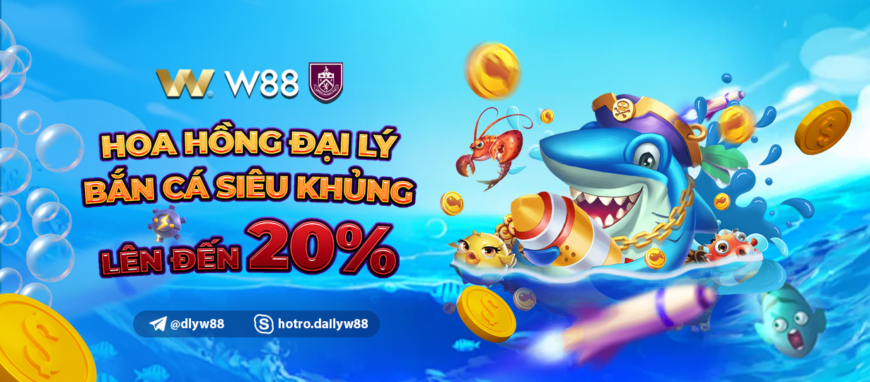 You are currently viewing HOA HỒNG BẮN CÁ HẤP DẪN LÊN TỚI 20% TẠI W88