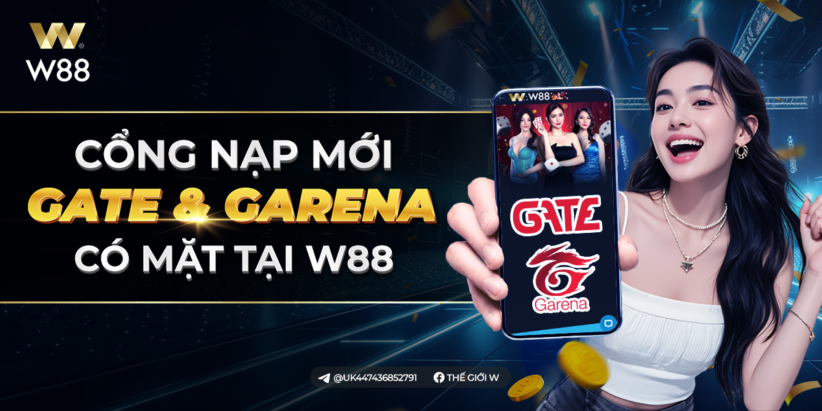 You are currently viewing W88 ĐỘC QUYỀN THANH TOÁN QUA THẺ GATE/GARENA PHÍ THẤP NHẤT THỊ TRƯỜNG