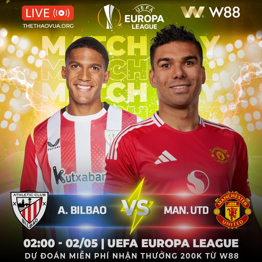 Read more about the article [W88 – MINIGAME] BILBAO – MAN.UTD | LỢI THẾ