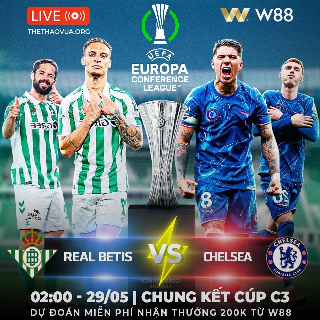 You are currently viewing [W88 – MINIGAME] REAL BETIS – CHELSEA | CHỜ CƠN ĐỊA CHẤN