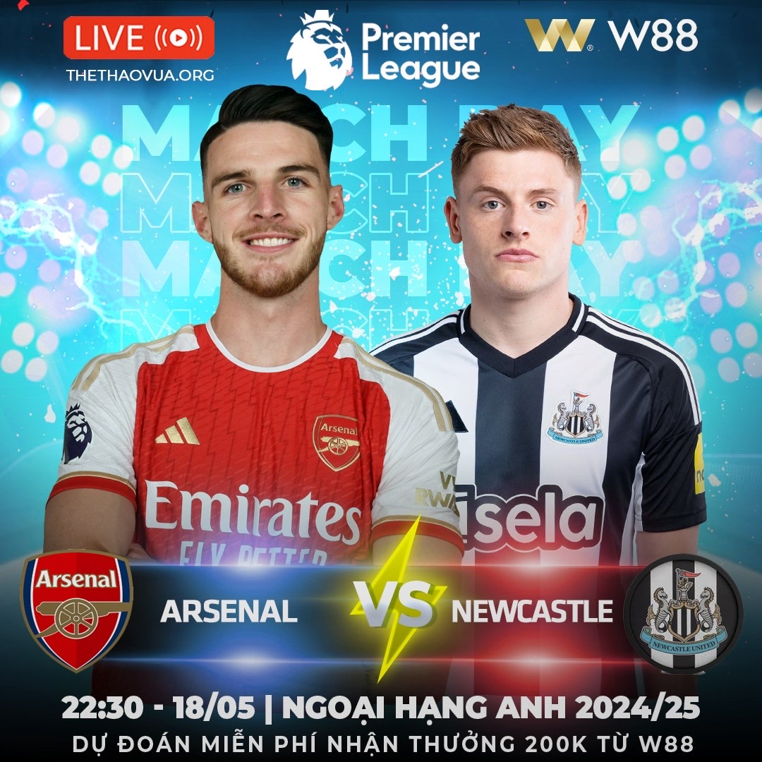 You are currently viewing [W88 – MINIGAME] ARSENAL – NEWCASTLE | CHIA ĐIỂM