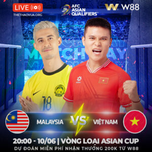 Read more about the article [W88 – MINIGAME] MALAYSIA – VIỆT NAM | LONG TRANH HỔ ĐẤU