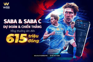Read more about the article DỰ ĐOÁN & CHIẾN THẮNG VỚI TỔNG TIỀN THƯỞNG ĐẾN 615 TRIỆU ĐỒNG CÙNG SABA & SABA C