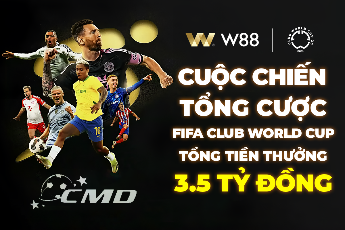 Read more about the article CUỘC CHIẾN TỔNG CƯỢC CÙNG FIFA CLUB WORLD CUP TẠI CMD THỂ THAO VỚI TỔNG THƯỞNG ĐẾN 3,5 TỶ ĐỒNG