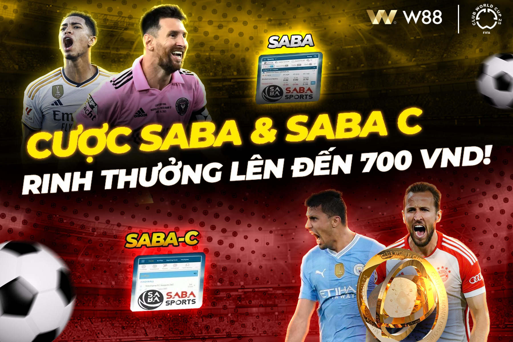 Read more about the article CƯỢC SABA & SABA C – RINH THƯỞNG LÊN ĐẾN 700 VND!