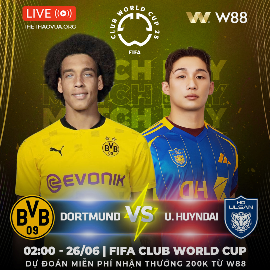 You are currently viewing [W88 – MINIGAME] DORTMUND – ULSAN HYUNDAI | ĐÁNH CHIẾM NGÔI ĐẦU