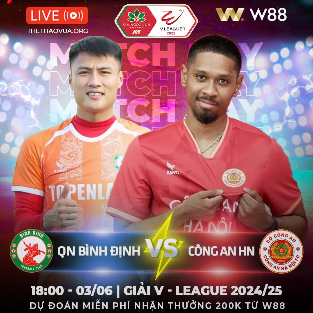 Read more about the article [W88 – MINIGAME] BÌNH ĐỊNH – CÔNG AN HÀ NỘI | CƠ HỘI CHO CHỦ NHÀ