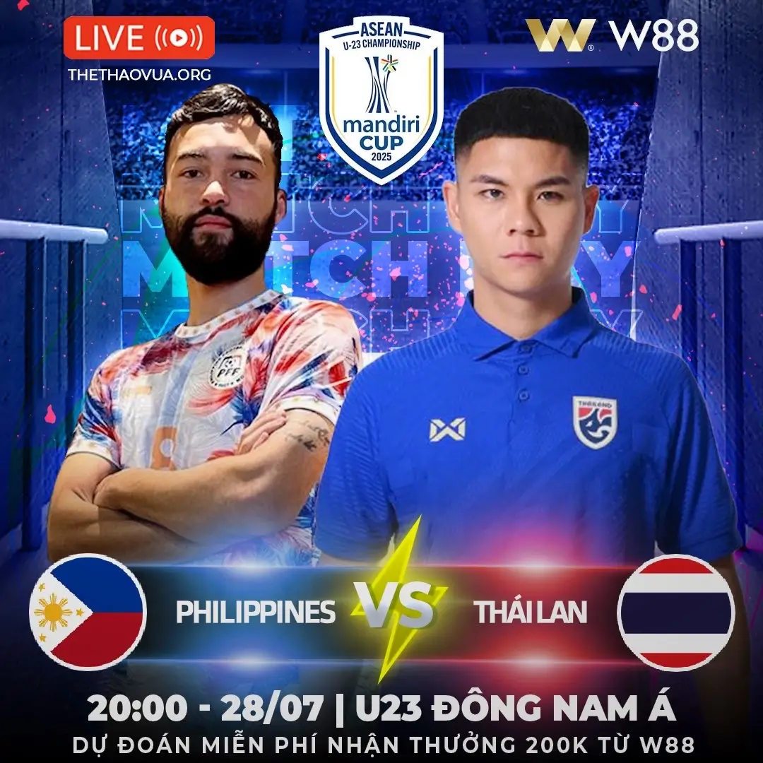 You are currently viewing [W88 – MINIGAME] PHILIPPINES – THÁI LAN | CHIẾN ĐẤU VÌ DANH DỰ