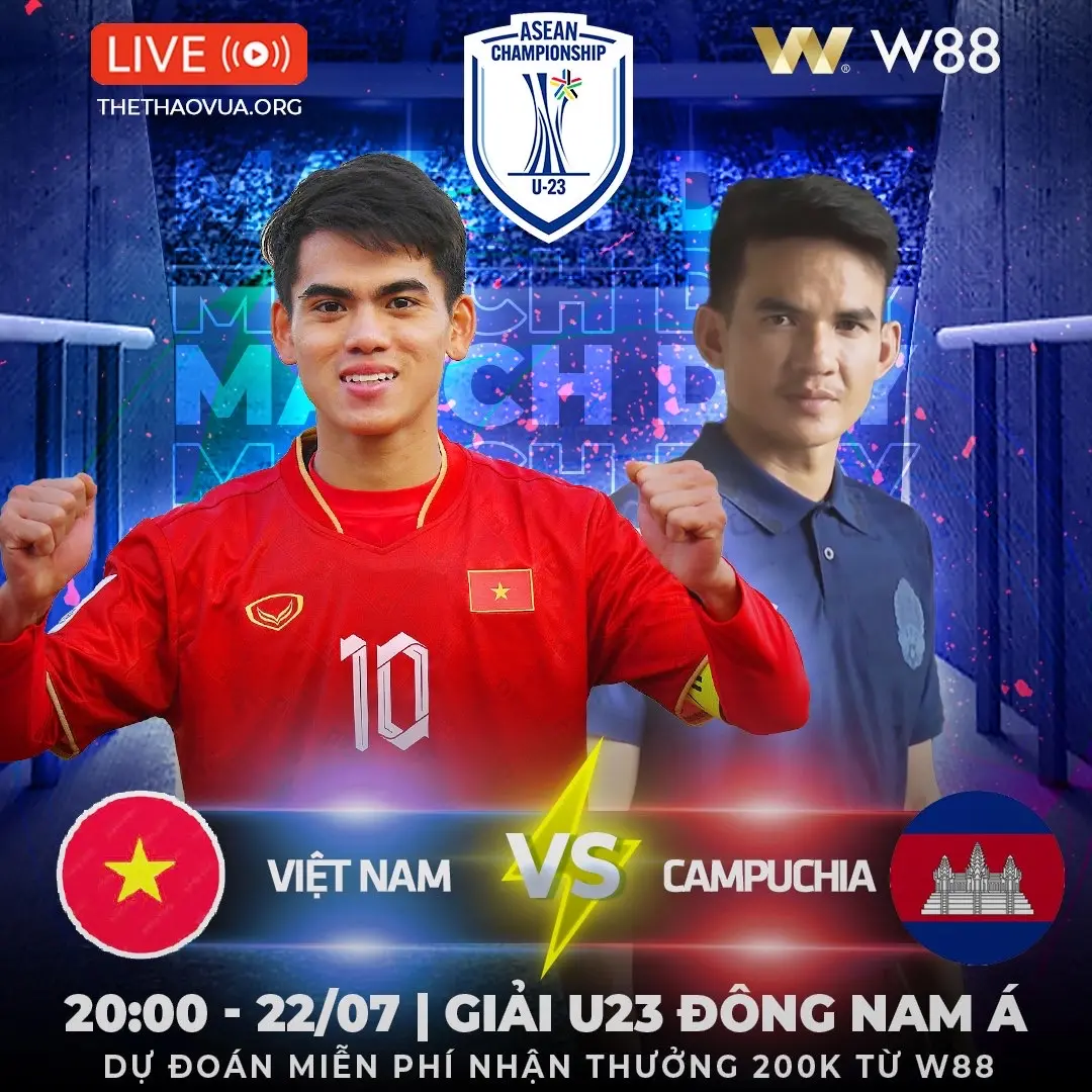You are currently viewing [W88 – MINIGAME] VIỆT NAM – CAMPUCHIA | BA ĐIỂM NHẸ NHÀNG