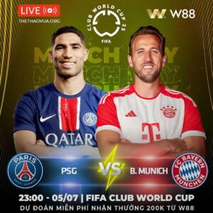 Read more about the article [W88 – MINIGAME] PSG – BAYERN MUNICH | MƯA BÀN THẮNG