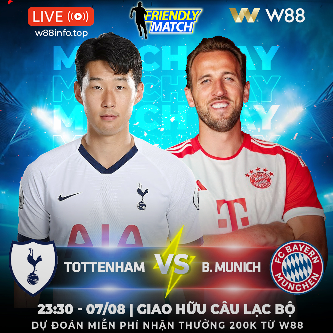 You are currently viewing [W88 – MINIGAME] TOTTENHAM – BAYERN | ĐÔI CÔNG CỞI MỞ