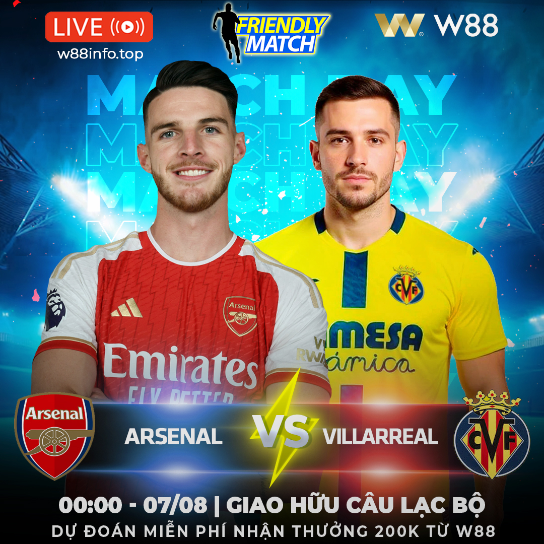 You are currently viewing [W88 – MINIGAME] ARSENAL – VILLARREAL | BÀI KIỂM TRA CUỐI CÙNG