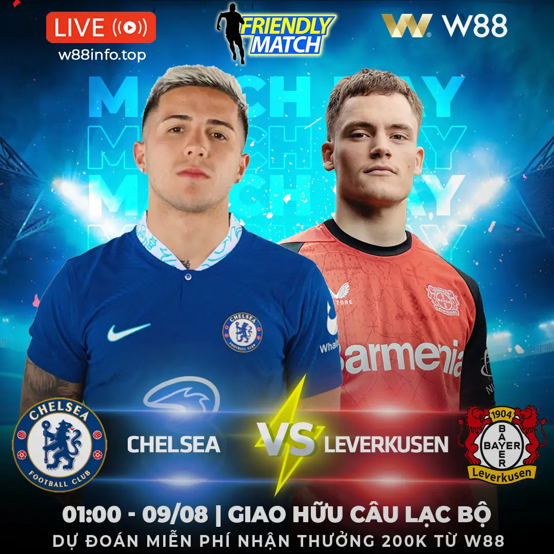 You are currently viewing [W88 – MINIGAME] CHELSEA – BAYER LEVERKUSEN | THỬ LỬA NƯỚC ĐỨC