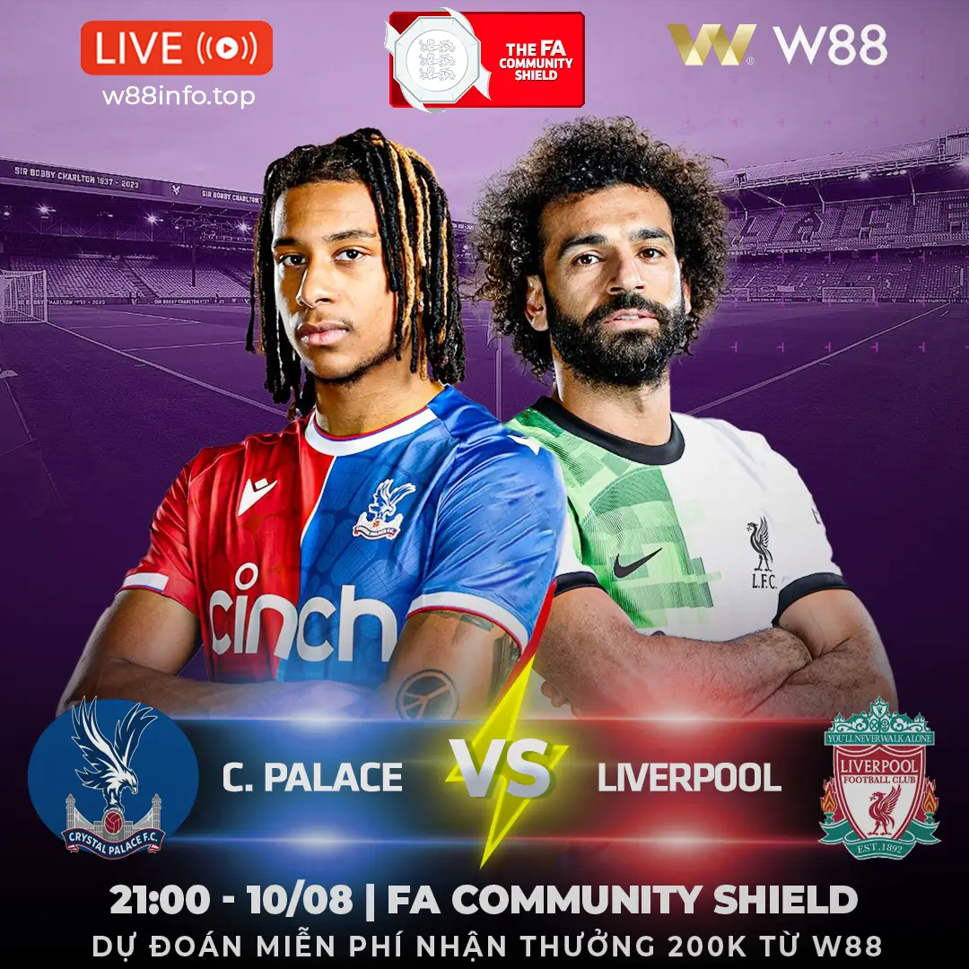 You are currently viewing [W88 – MINIGAME] CRYSTAL PALACE – LIVERPOOL | ĐỊA CHẤN Ở WEMBLEY