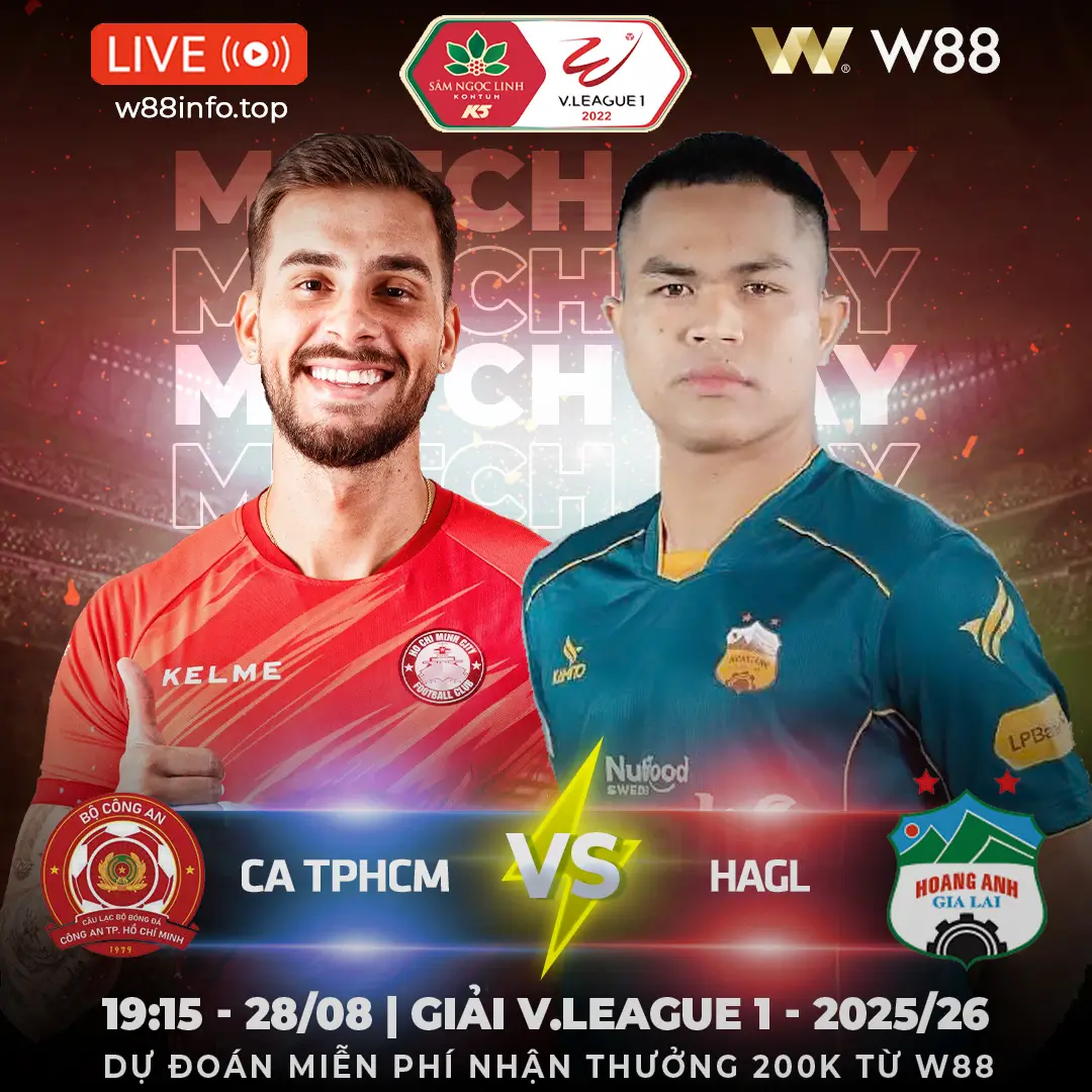 You are currently viewing [W88 – MINIGAME] CA. TPHCM – HA. GIA LAI | CƠ HỘI NÀO CHO HAGL?