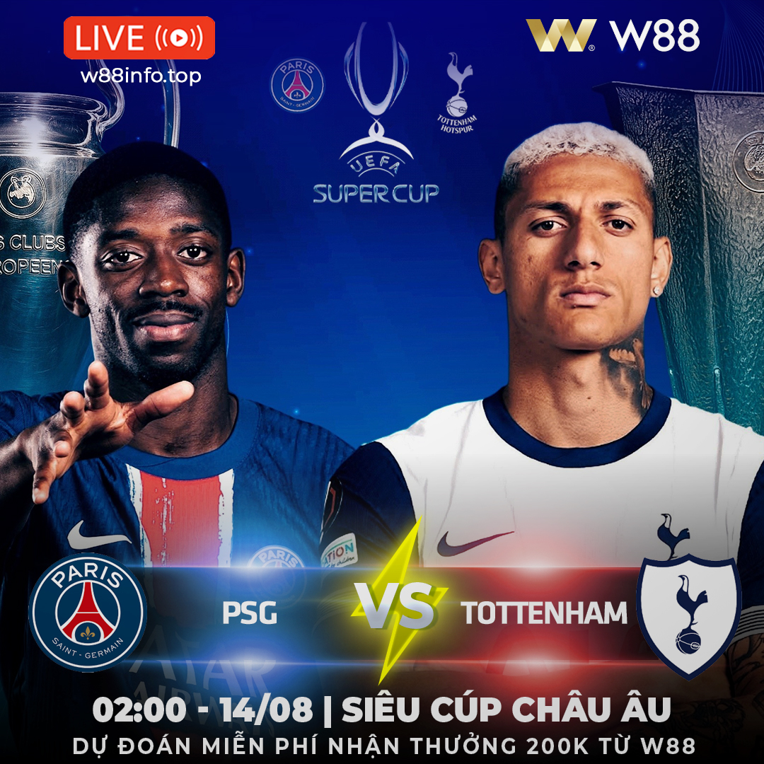 You are currently viewing [W88 – MINIGAME] PSG – TOTTENHAM | NHÀ VUA ĐỐI ĐẦU