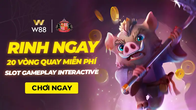 You are currently viewing NẠP TIỀN LIỀN TAY – RINH NGAY 20 VÒNG QUAY MIỄN PHÍ TẠI SLOT GAMEPLAY INTERACTIVE