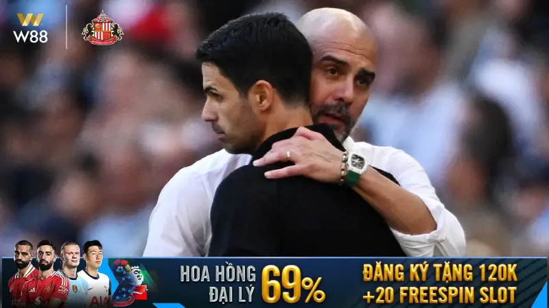 You are currently viewing PEP GUARDIOLA MUỐN GÌ KHI CHÂM CHỌC ARSENAL ‘DÙNG TIỀN MUA THÀNH CÔNG’?