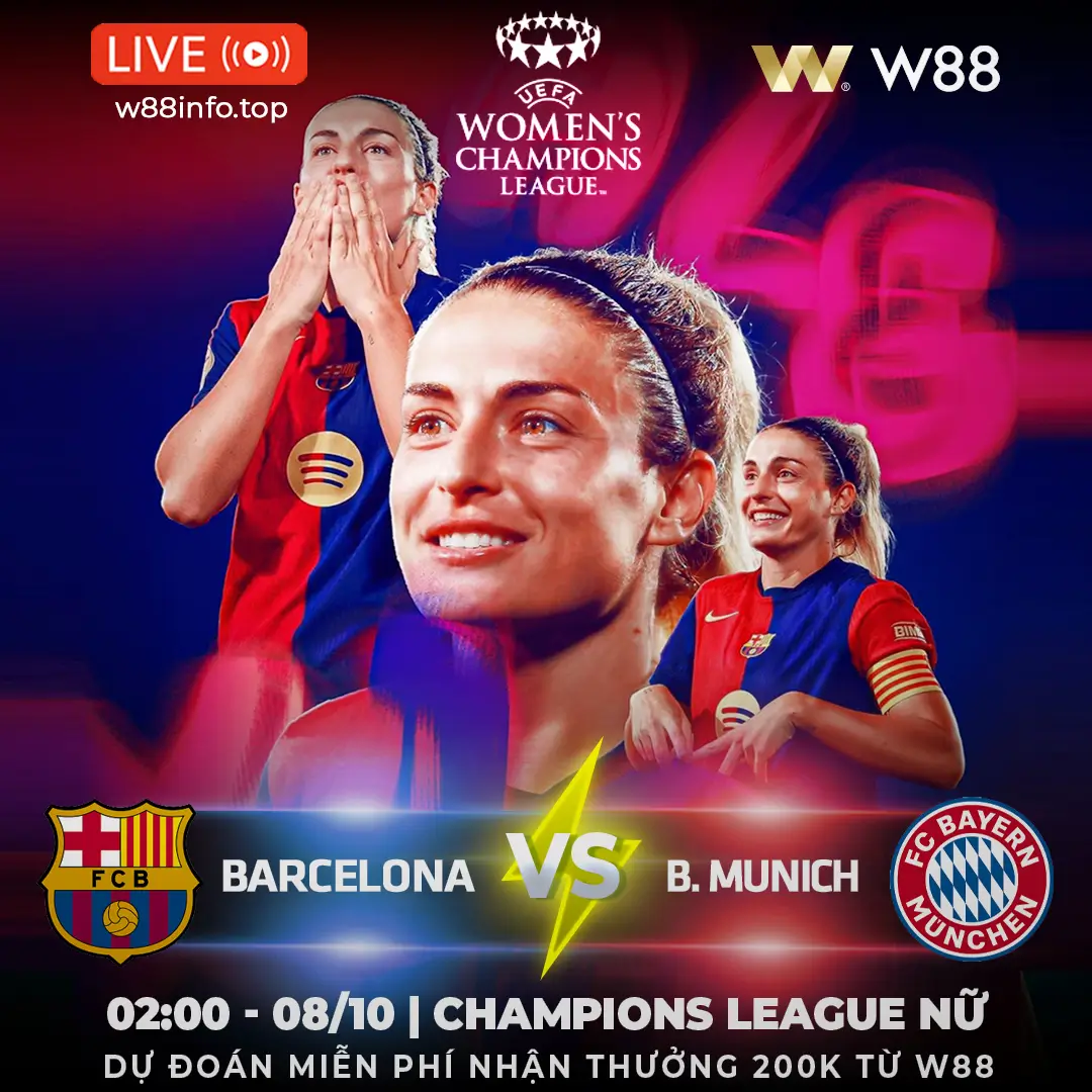 You are currently viewing [W88 – MINIGAME] BARCELONA – B.MUNICH | SỨC MẠNH VÀ BẢN LĨNH