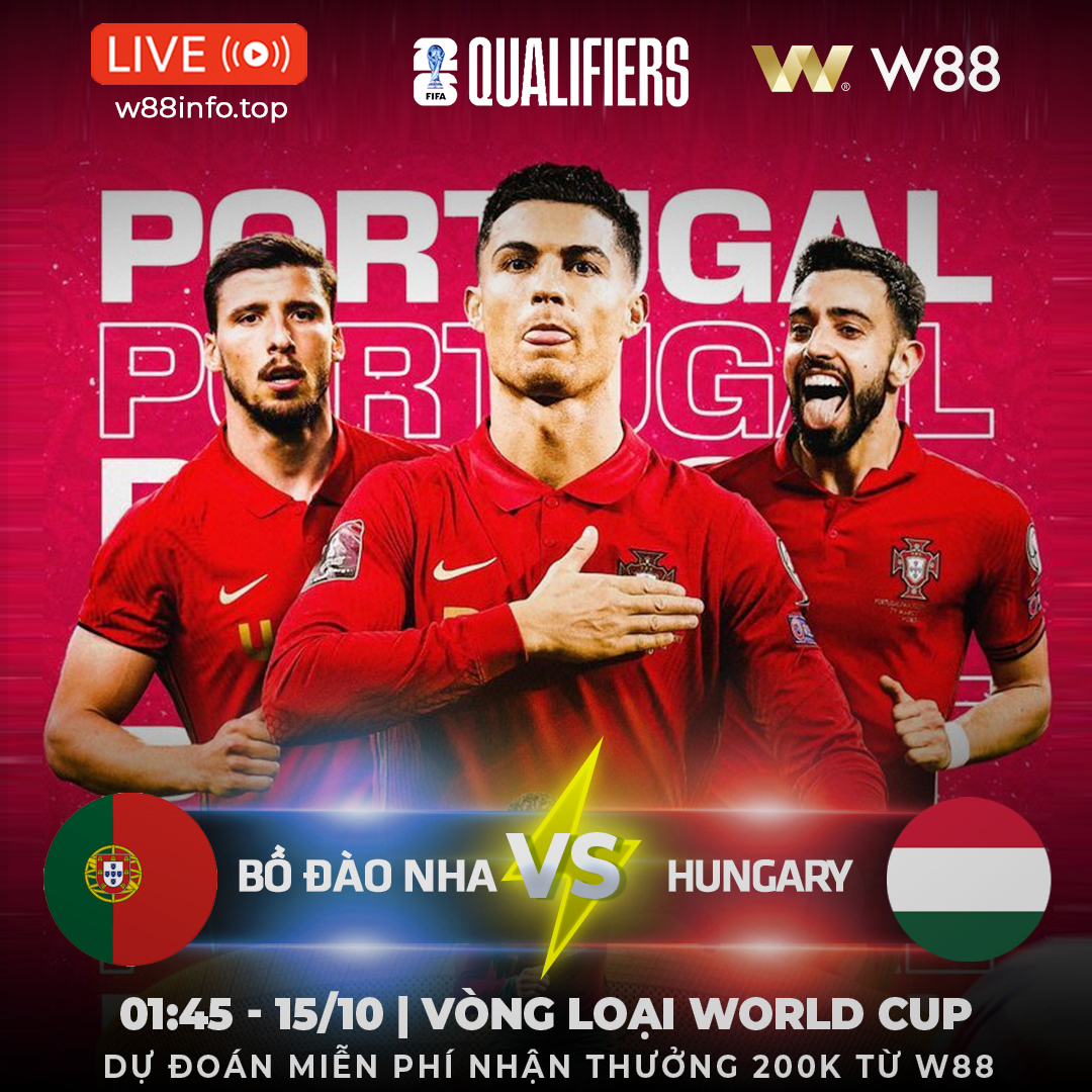 You are currently viewing [W88 – MINIGAME] BỒ ĐÀO NHA – HUNGARY | VÉ ĐI TIẾP