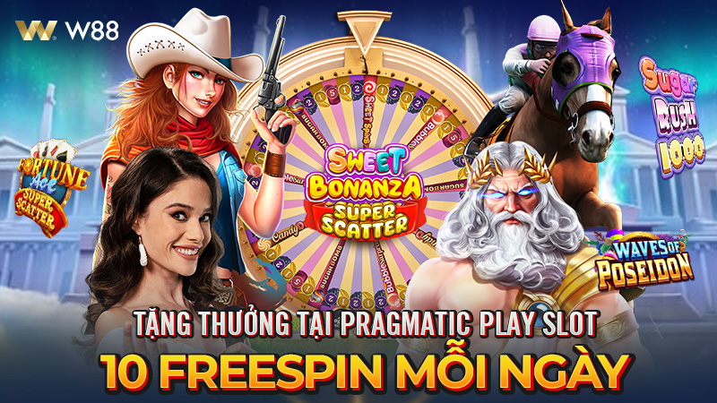You are currently viewing TẶNG NGAY 10 VÒNG QUAY MIỄN PHÍ MỖI NGÀY TẠI PRAGMATIC PLAY SLOT