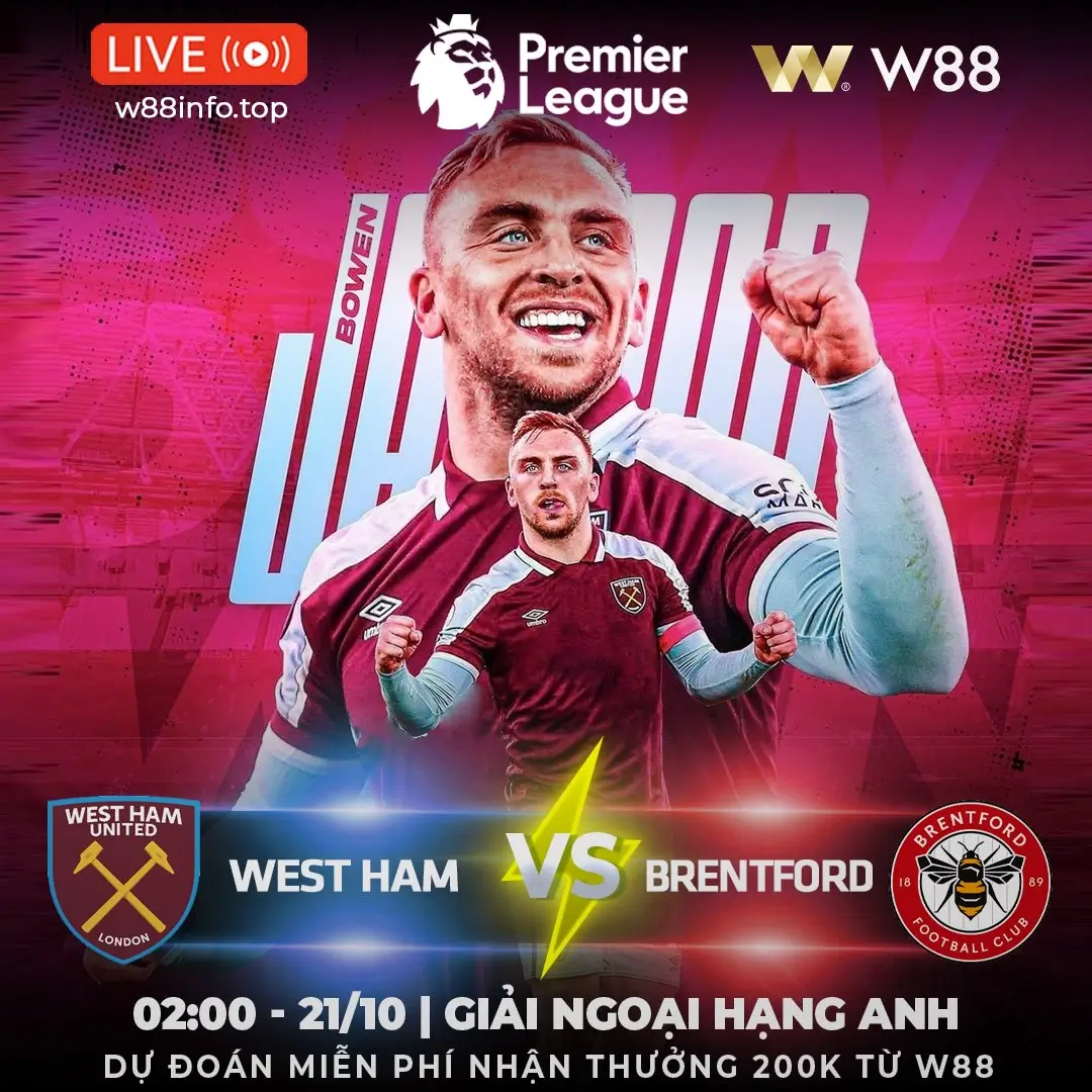 You are currently viewing [W88 – MINIGAME] WEST HAM – BRENTFORD | ĐẠI CHIẾN THỦ ĐÔ