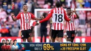 Read more about the article SUNDERLAND ĐỨNG VỮNG TOP 10 NGOẠI HẠNG ANH – WILSON ISIDOR TỎA SÁNG TRONG ĐỘI HÌNH “MÈO ĐEN”