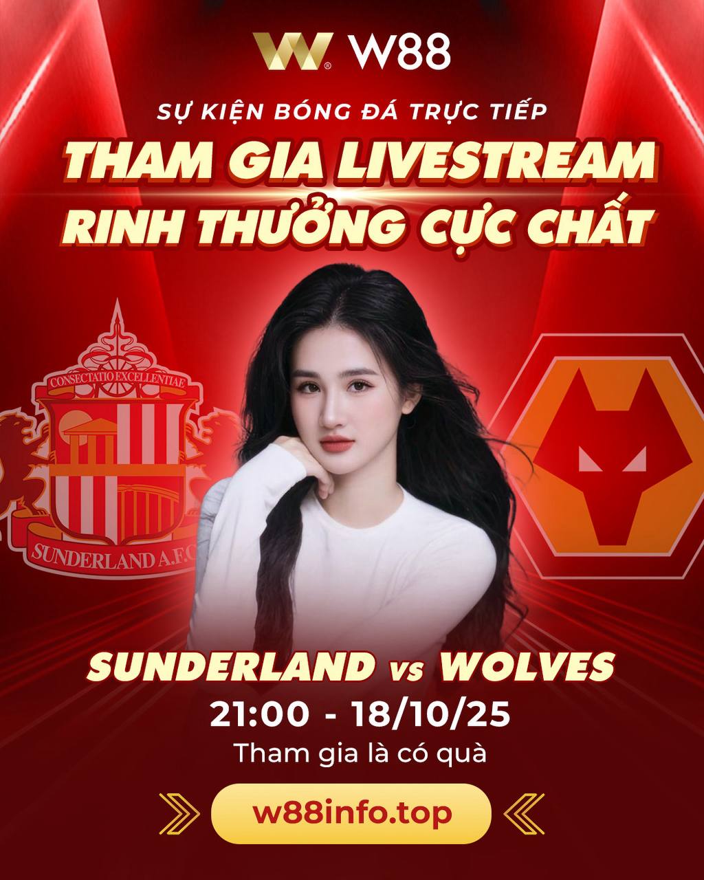 You are currently viewing [W88 – MINIGAME] SUNDERLAND – WOLVE | LỢI THẾ SÂN NHÀ