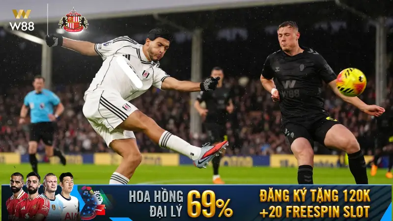 You are currently viewing SUNDERLAND ĐÁNH RỚT CHUỖI BẤT BẠI – CÚ TRƯỢT ĐÁNG TIẾC TẠI CRAVEN COTTAGE