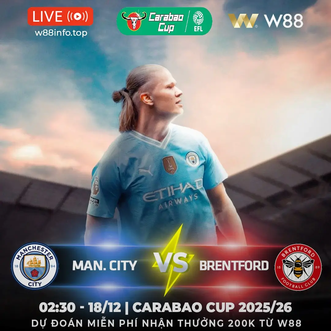 You are currently viewing [W88 – MINIGAME] MAN CITY – BRENFORD | BẦY ONG VỠ TỔ