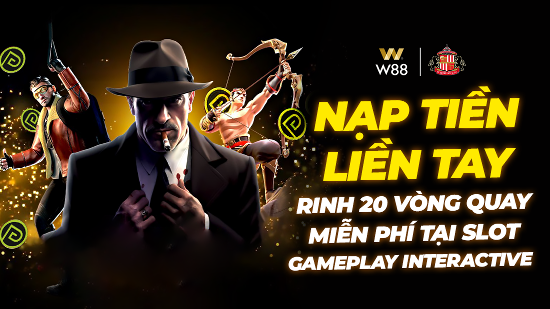 You are currently viewing NẠP TIỀN LIỀN TAY – RINH NGAY 20 VÒNG QUAY MIỄN PHÍ TẠI SLOT GAMEPLAY INTERACTIVE