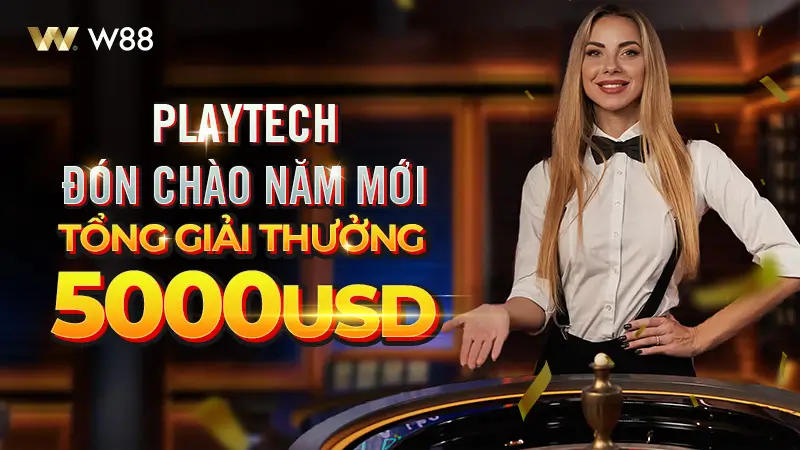 You are currently viewing PLAYTECH ĐÓN CHÀO NĂM MỚI – TỔNG GIẢI THƯỞNG LÊN TỚI 5,000 USD