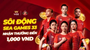 Read more about the article SÔI ĐỘNG SEA GAME 33 – NHẬN THƯỞNG ĐẾN 1,000 VND