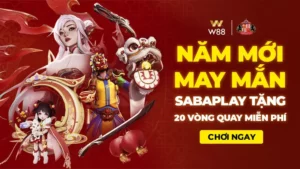 Read more about the article NĂM MỚI MAY MẮN – SABAPLAY TẶNG NGAY 20 VÒNG QUAY MIỄN PHÍ