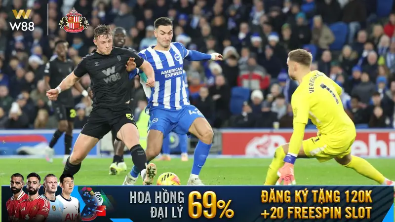 You are currently viewing SUNDERLAND KIÊN CƯỜNG – BẢN LĨNH GIỮ ĐIỂM TRƯỚC BRIGHTON