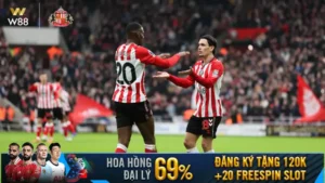 Read more about the article CÚ ĐÚP ĐẲNG CẤP, SUNDERLAND QUẬT NGÃ CRYSTAL PALACE