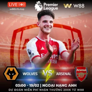 Read more about the article [W88 – MINIGAME] WOLVES – ARSENAL | LÀM THỊT BẦY SÓI