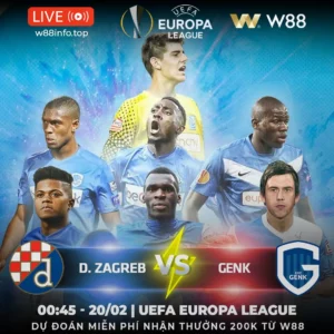 Read more about the article [W88 – MINIGAME] DINAMO – GENK | TRẬN ĐẤU CÂN BẰNG