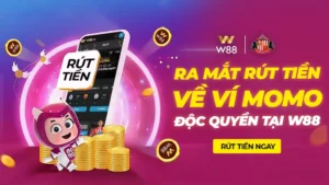 Read more about the article RA MẮT RÚT TIỀN VỀ VÍ MOMO ĐỘC QUYỀN TẠI W88