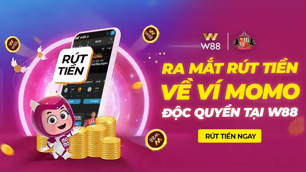 Read more about the article RA MẮT RÚT TIỀN VỀ VÍ MOMO ĐỘC QUYỀN TẠI W88