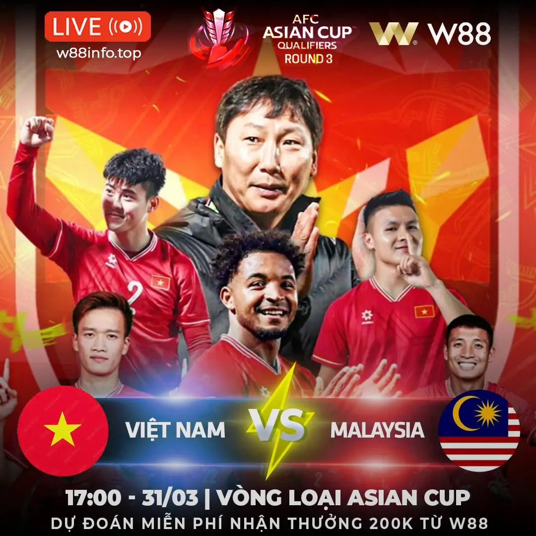 Read more about the article [W88 – MINIGAME] VIỆT NAM – MALAYSIA | GIEO SẦU CHO ĐỐI THỦ