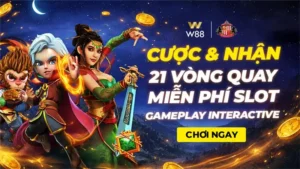 Read more about the article CƯƠC & NHẬN NGAY 21 VÒNG QUAY MIỄN PHÍ TẠI SLOT GAMEPLAY INTERACTIVE