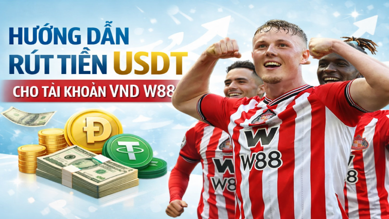 You are currently viewing HƯỚNG DẪN RÚT TIỀN USDT CHO TÀI KHOẢN VND W88