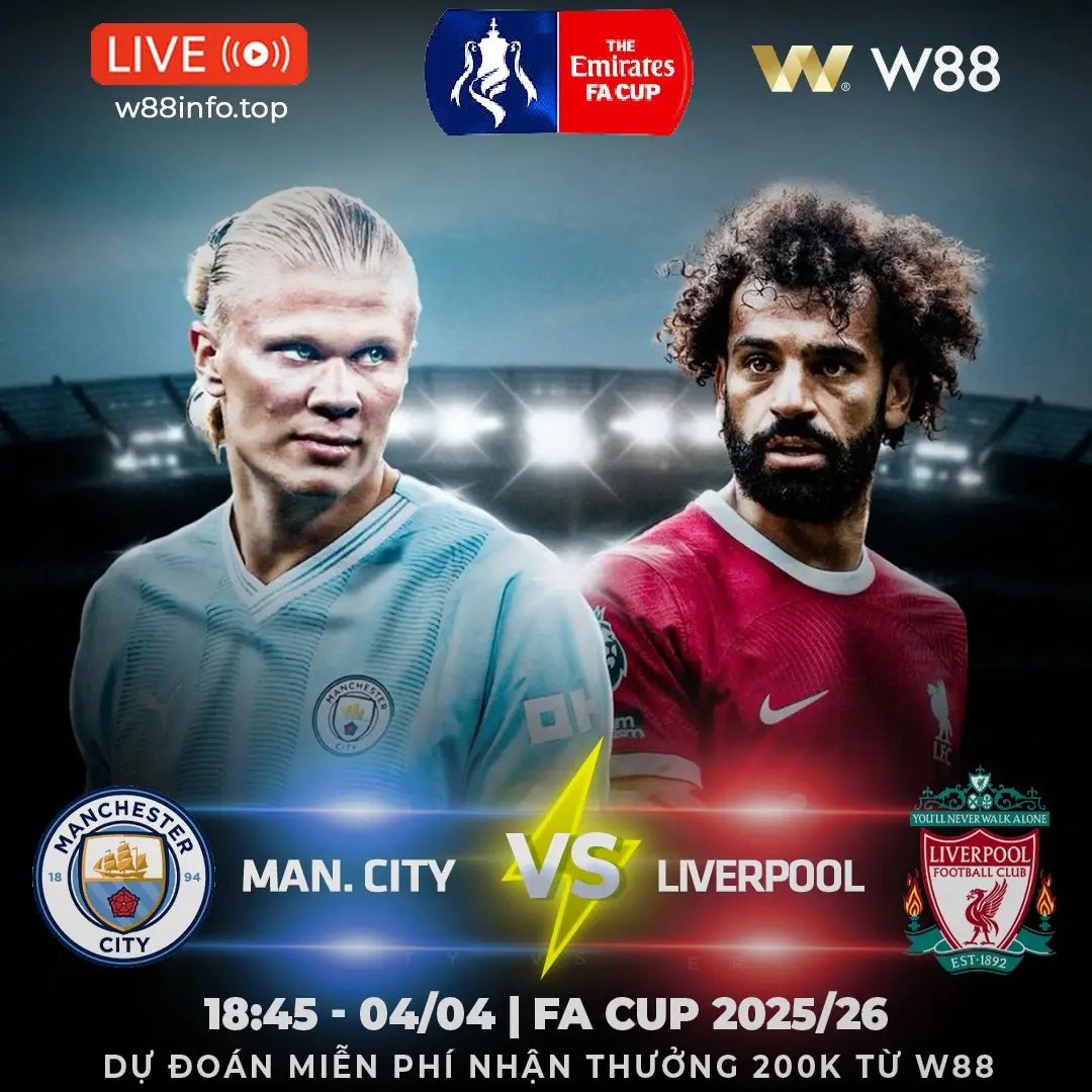 You are currently viewing [W88 – MINIGAME] MAN CITY – LIVERPOOL | RƯỢT ĐUỔI HẤP DẪN