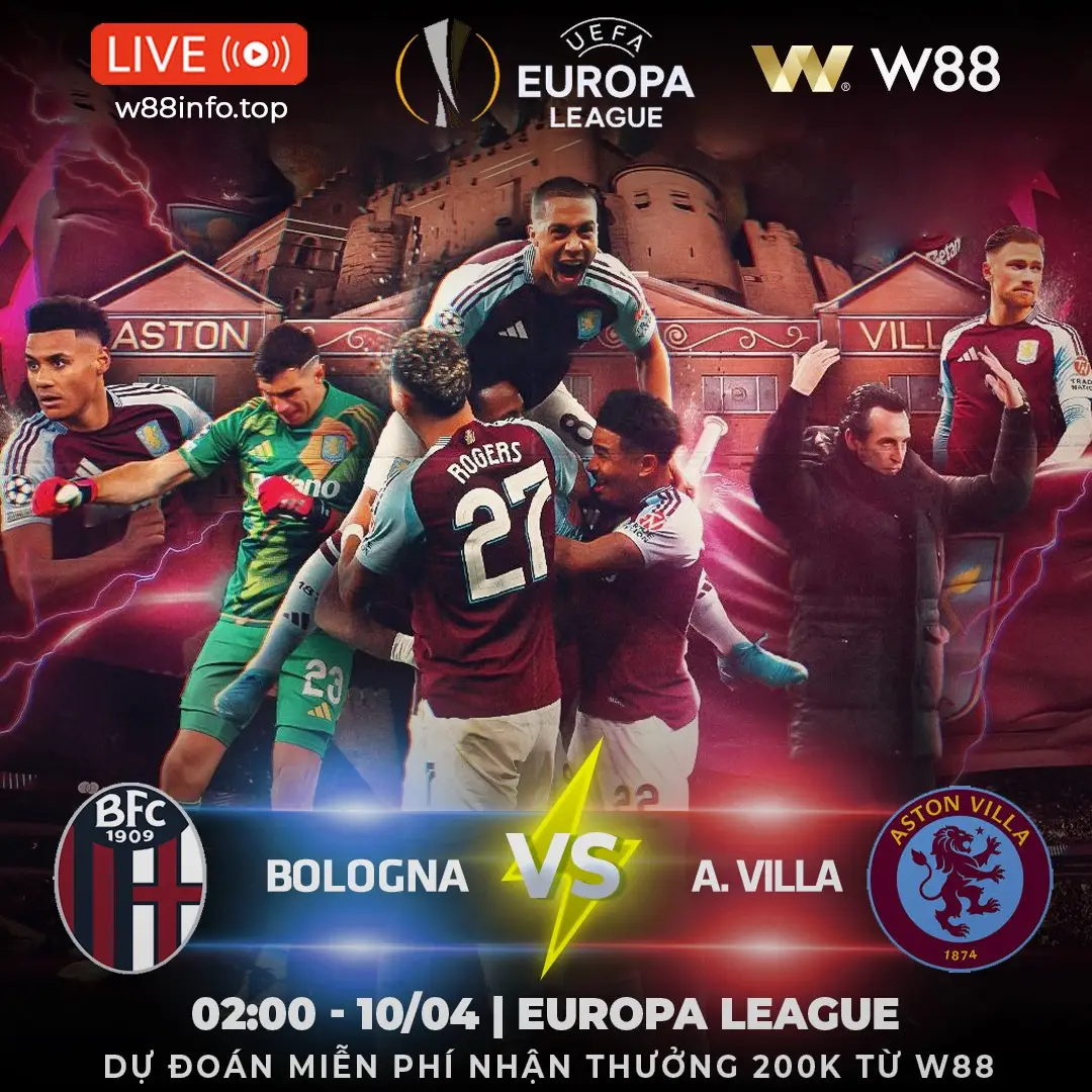 You are currently viewing [W88 – MINIGAME] BOLOGNA – ASTON VILLA | CUỘC CHIẾN CÂN BẰNG