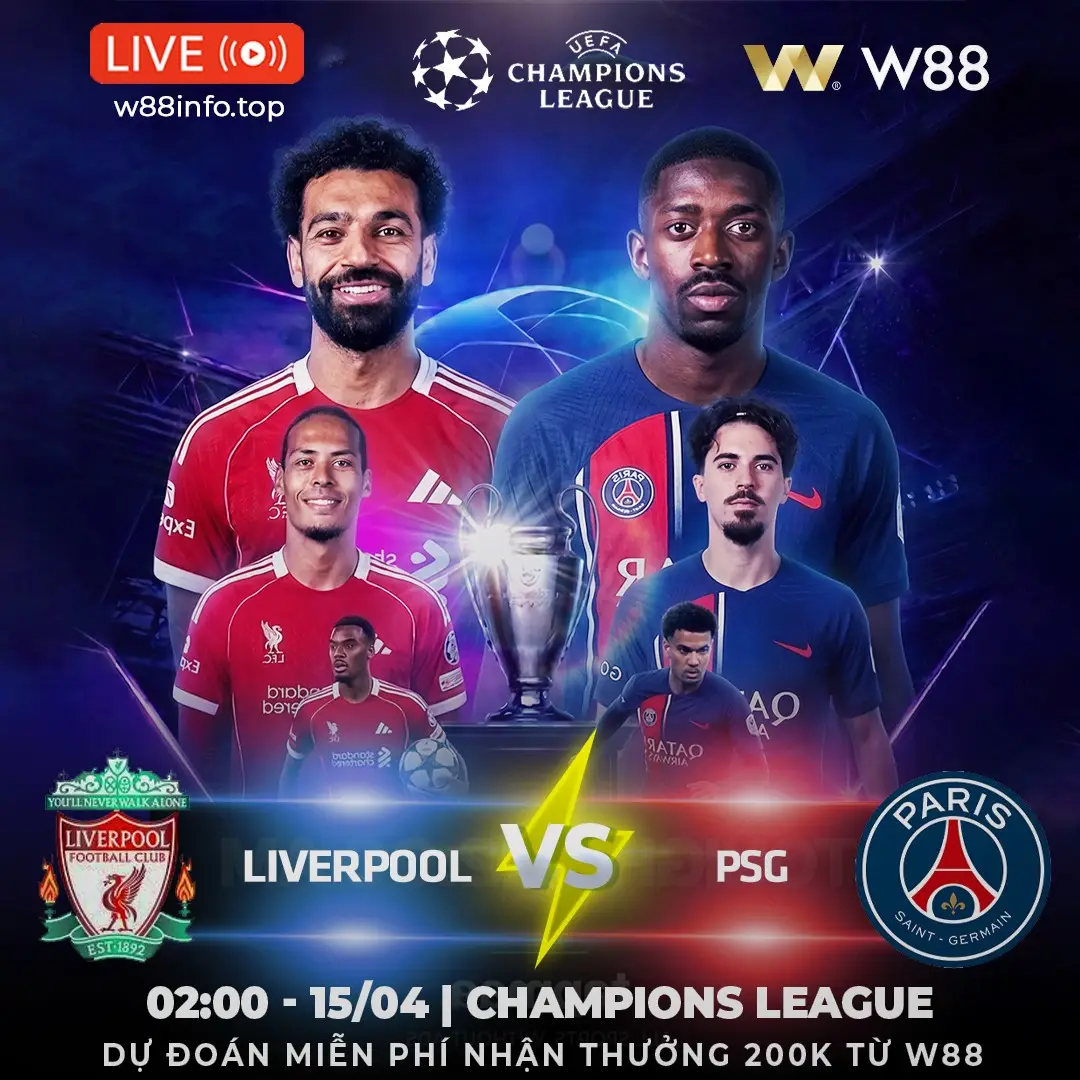 You are currently viewing [W88 – MINIGAME] LIVERPOOL – PSG | NHIỆM VỤ KHÔNG DỄ DÀNG